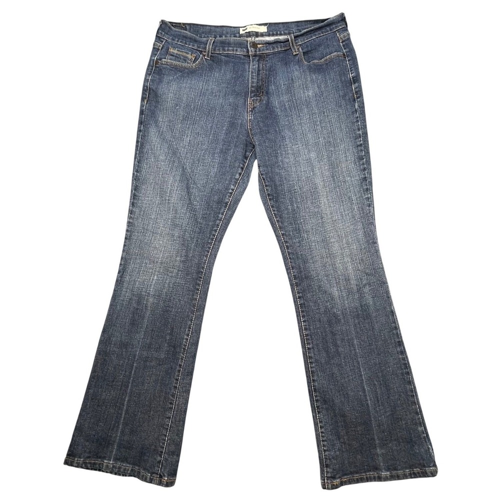 Levis Blue 515 Bootcut Denim Jeans Womens 16M